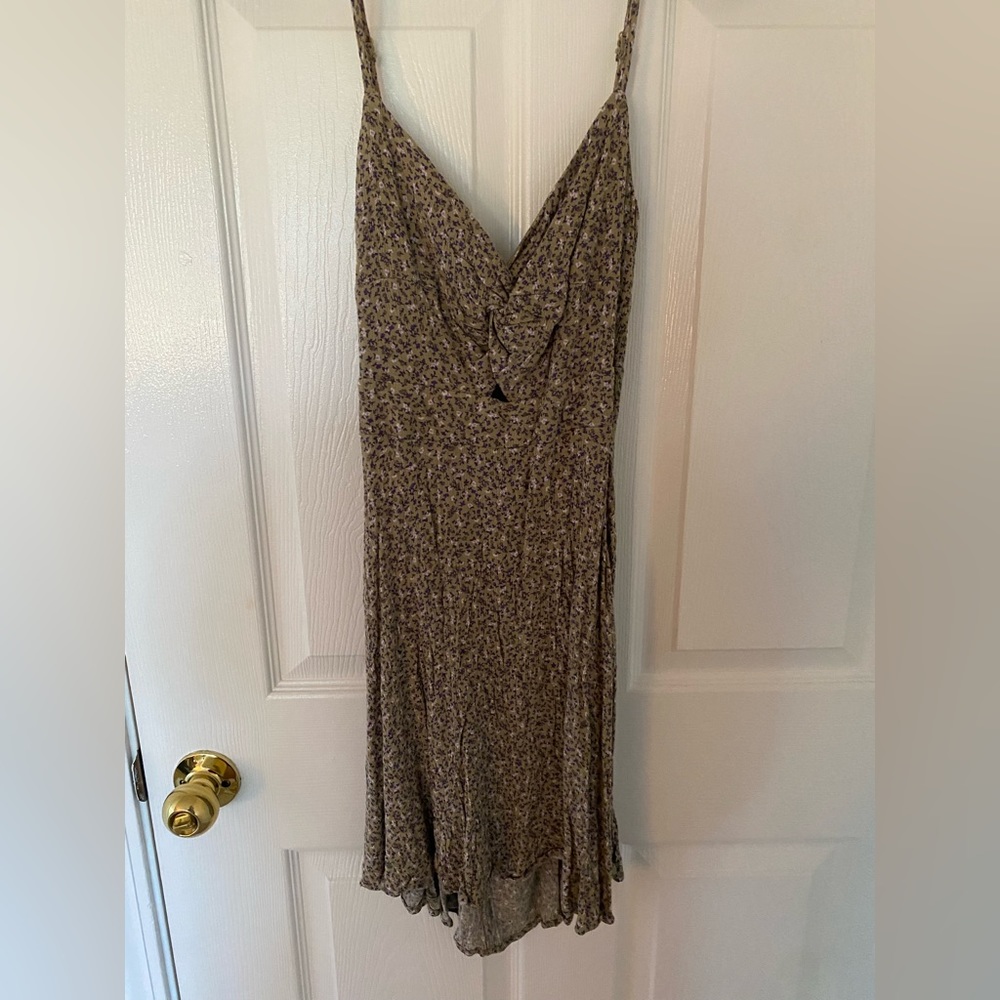 Open back floral dress